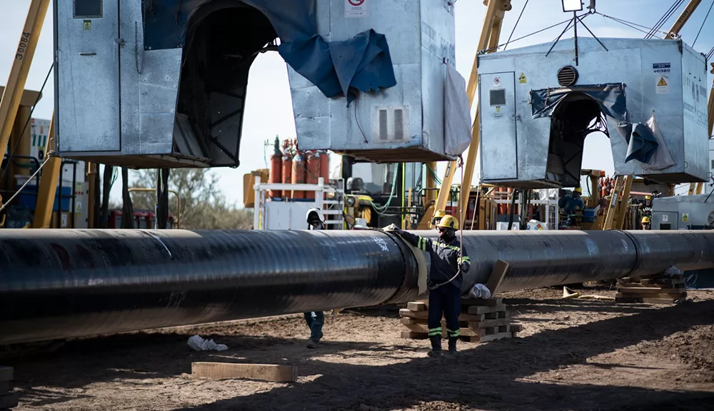 Royon El 20 de junio comenzará el llenado del Gasoducto Presidente